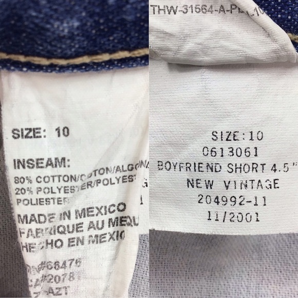 New Vintage Tommy Hilfiger Denim jean shorts  10 - Picture 8 of 8